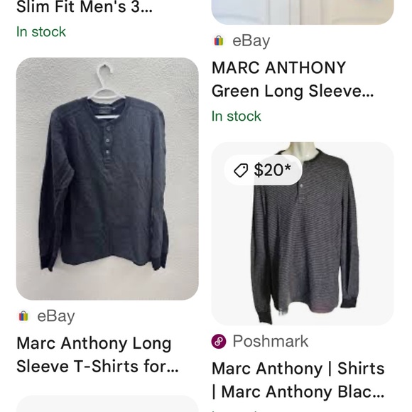 Men’s thermal long sleeve navy blue shirt. Great shape - Picture 5 of 5